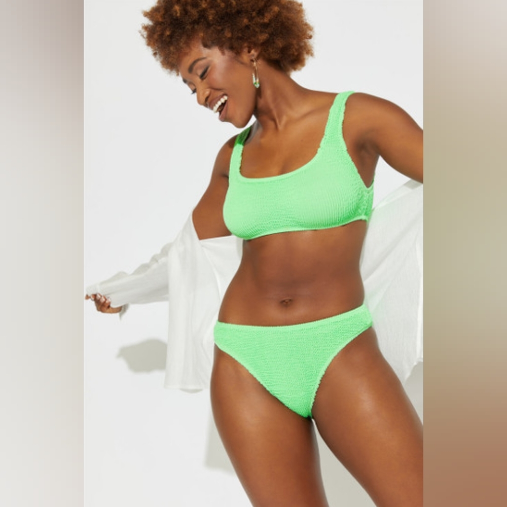 Francesca's Tabbie Crinkle Bikini Set